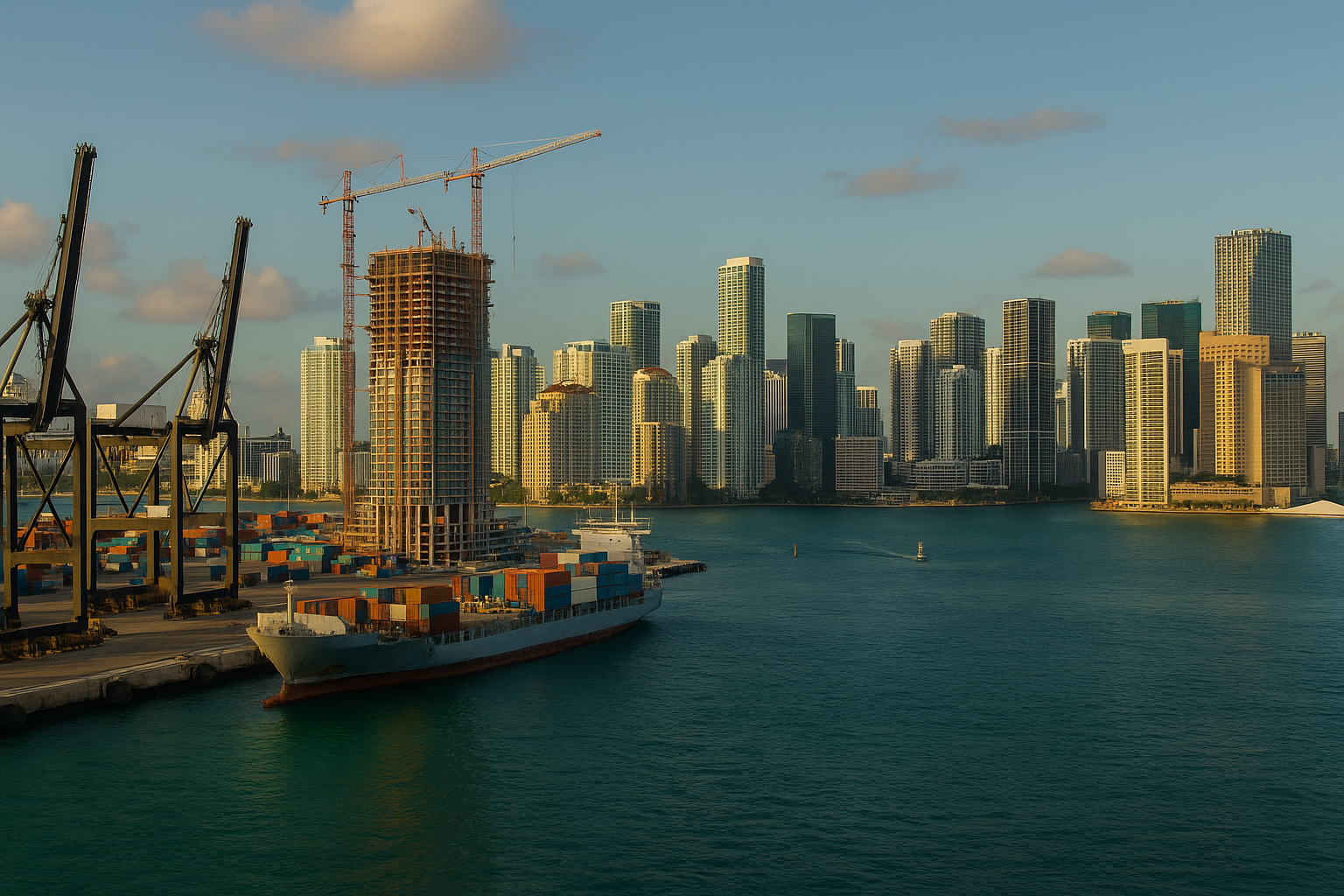 Miami skyline, Florida